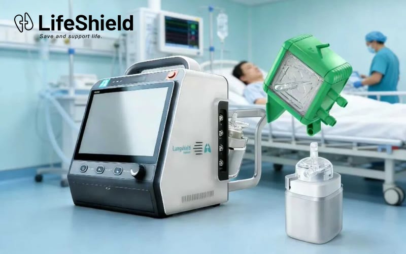 中流量ECMO